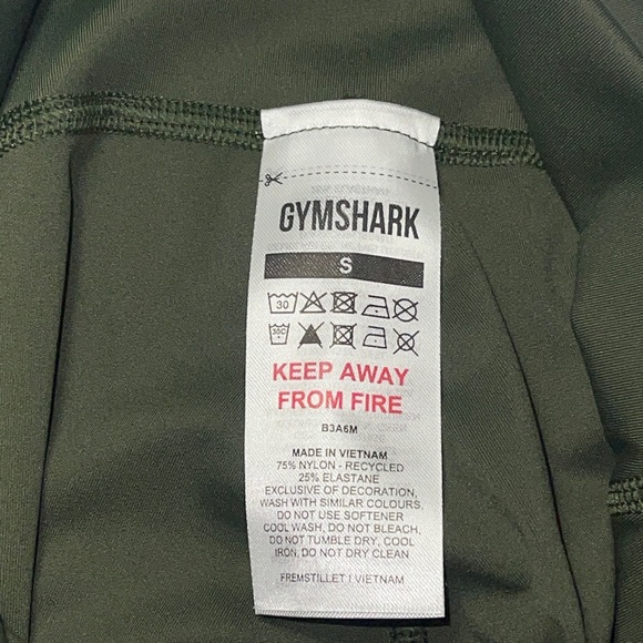 💚 Gymshark Elevate Leggings Olive Green Size Small NWOT – High-Rise Seamless Fit - Picture 9 of 9